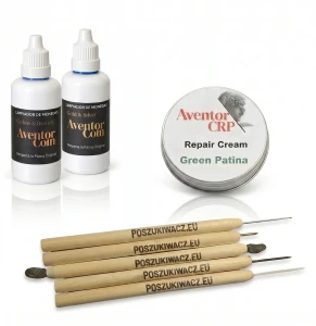 Zestaw do czyszczenia i konserwacji monet Aventor Pro 4w1